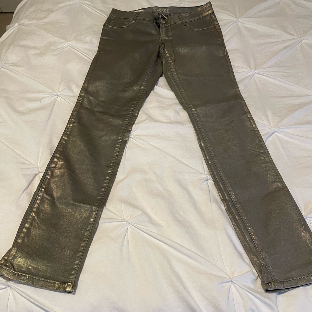 Decree Super Skinny Silver/Gold Metallic